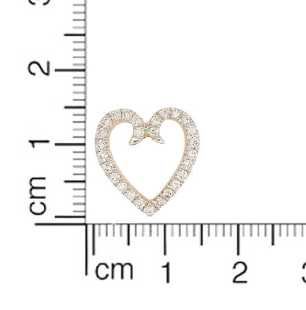 Heart Shape 18K Diamond Studs for Minimalistic Style