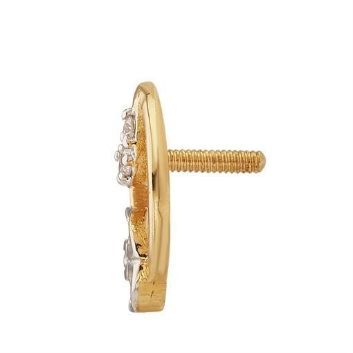 Petal Elegance Gold Studs