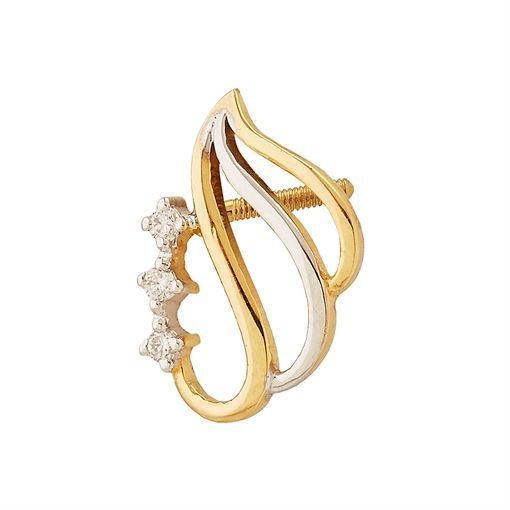 Elegant Butterfly Wings Gold Studs