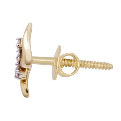 Chic Swirl Gold Studs