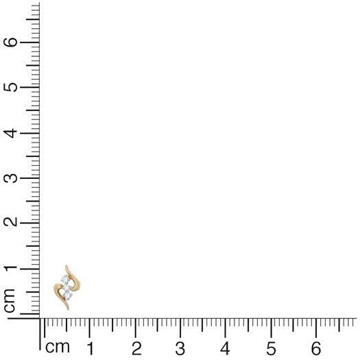 Chic Swirl Gold Studs