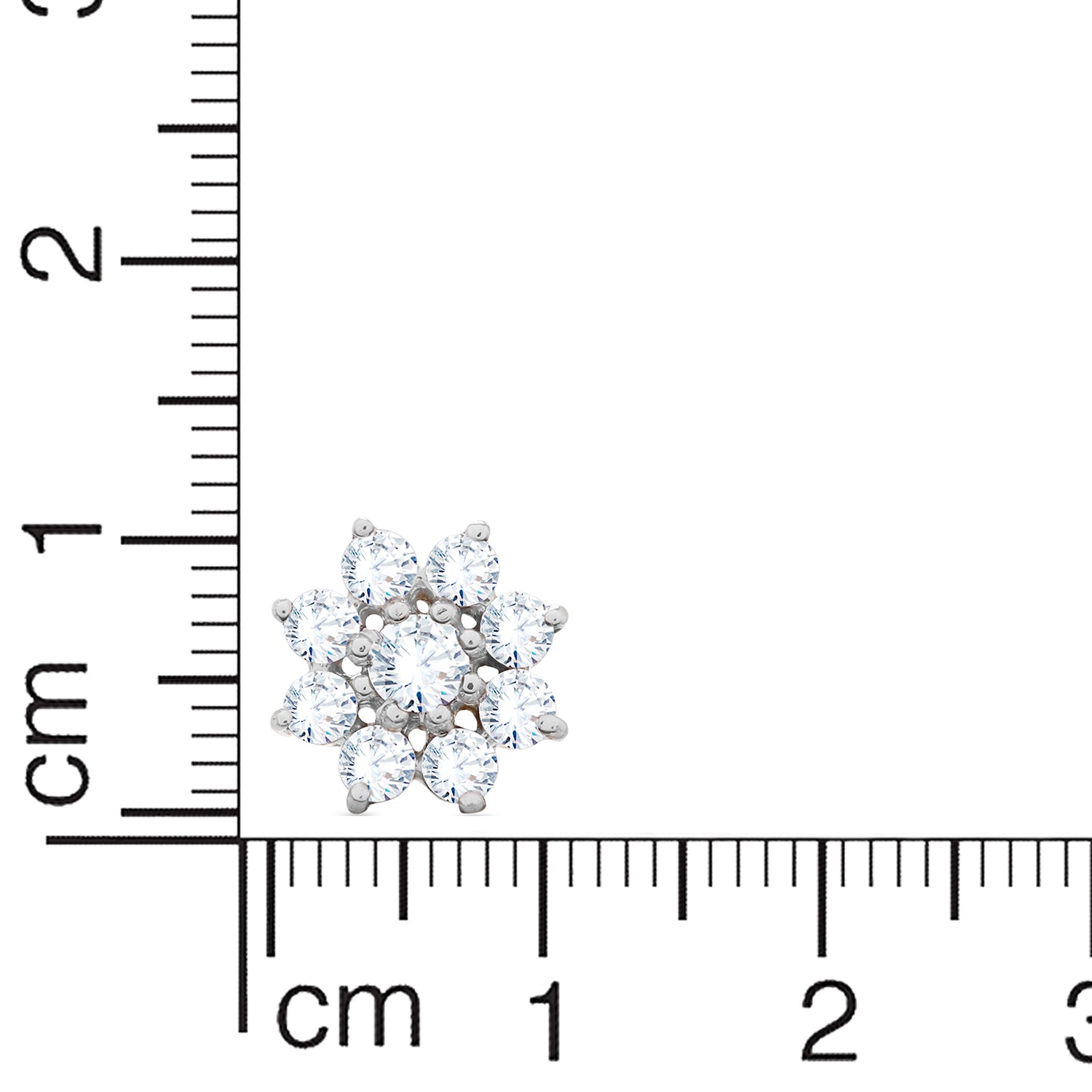 Shimmering Floweret Diamond Studs