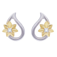 Shinning Flora Elegance 18K Diamond Studs