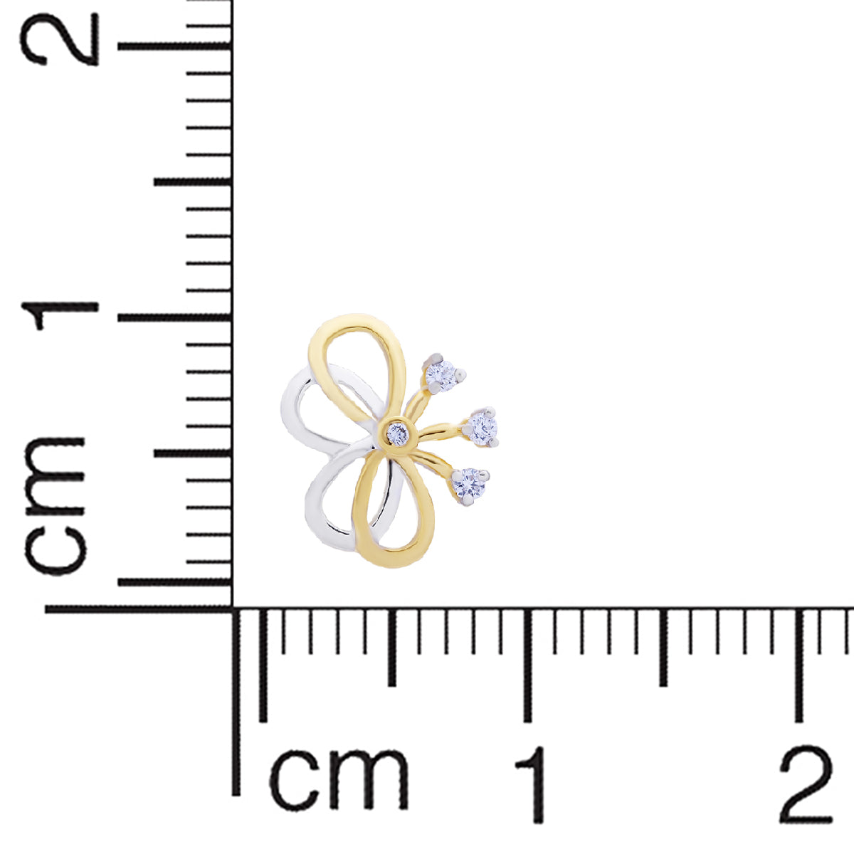 Enigmatic Golden Shinning Studs 18K