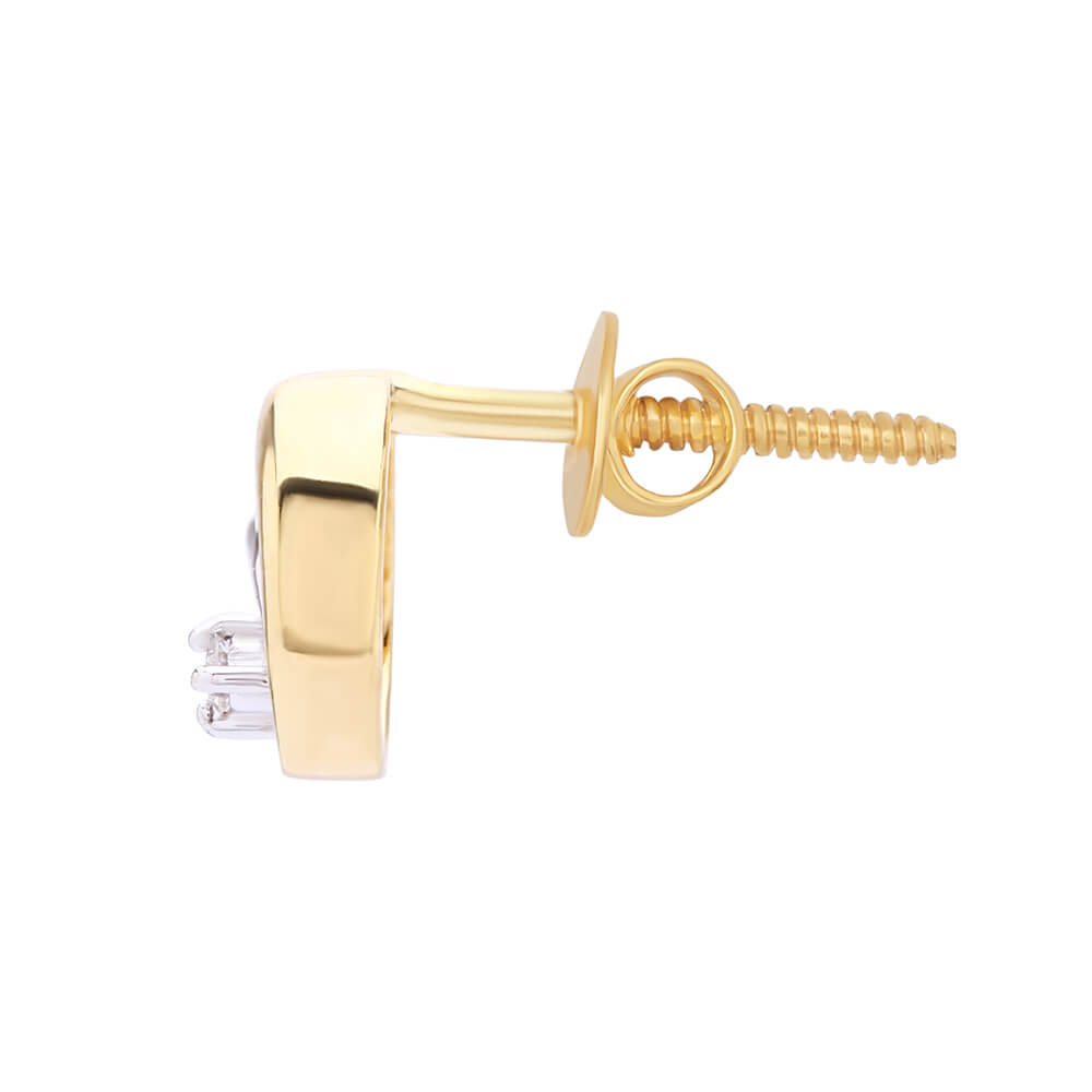 18K Diamond Studs with Radianting Elegance