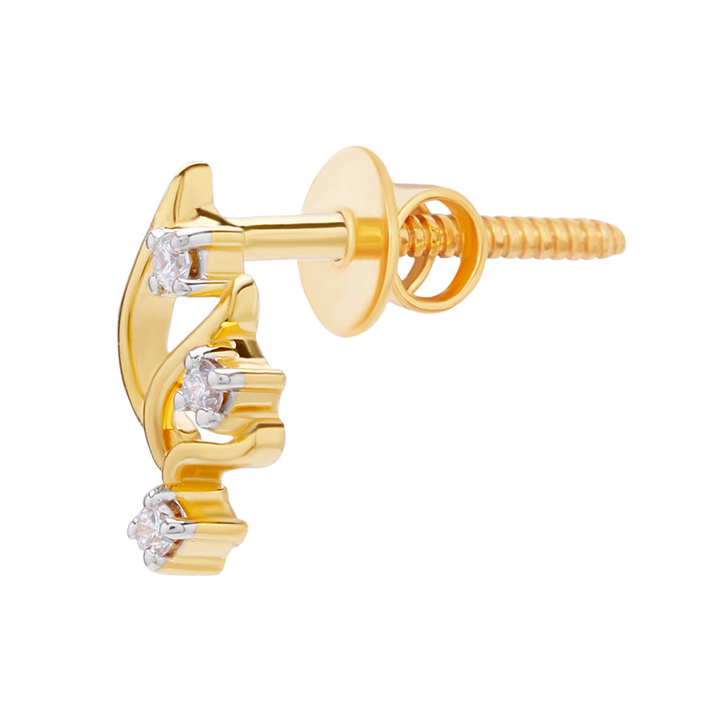 Forever Beautiful 18K Diamond Hoop Earrings