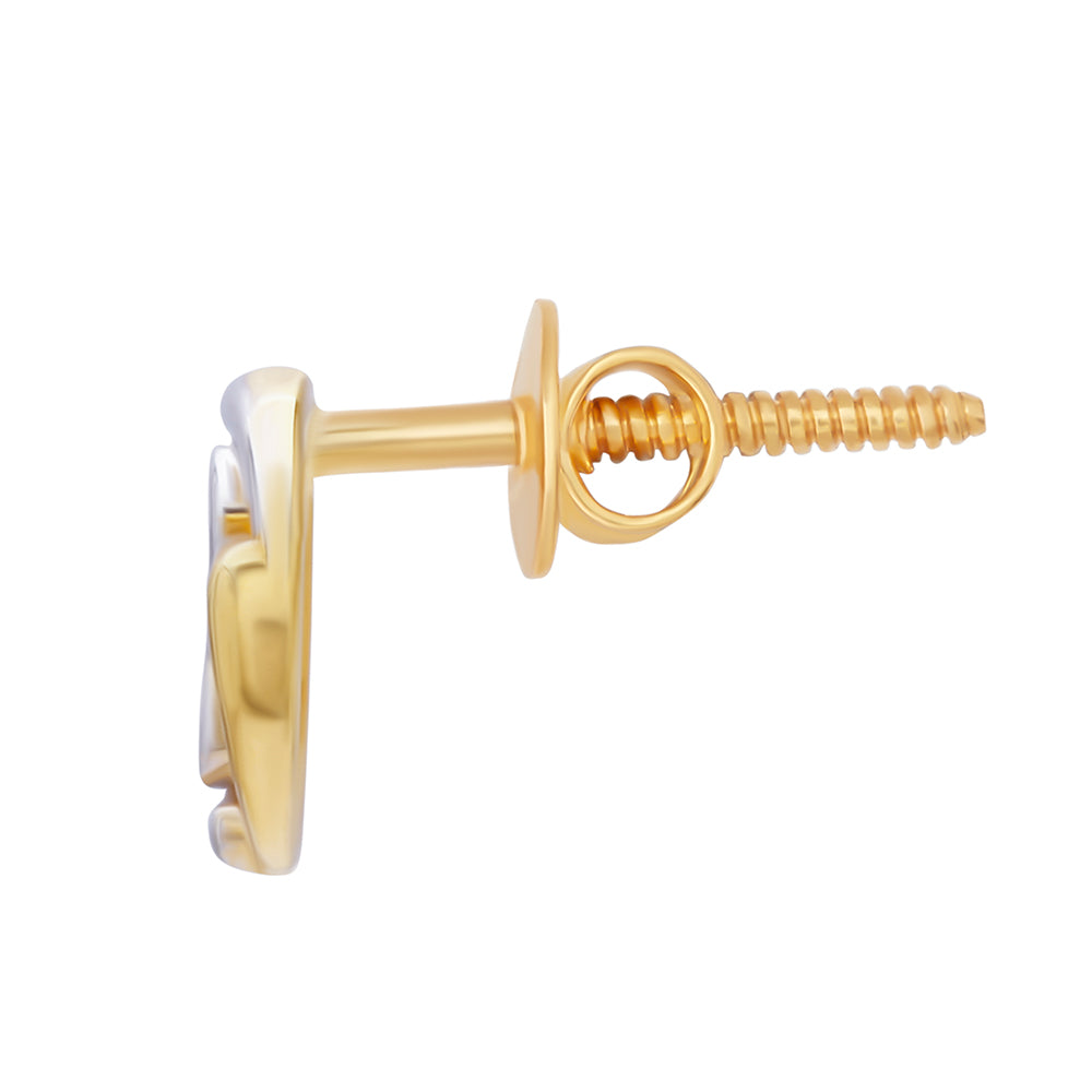 18K Dazzling Minimalist Gold Studs