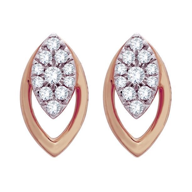 Contemporary Elegance Gold Studs
