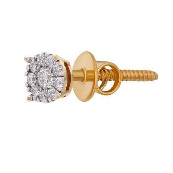 18K Diamond Studs with Exclusive Shimmer