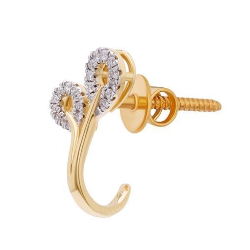 Modern Radiance Gold Studs