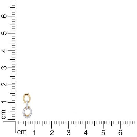 Elegant Chain Motif Gold Studs