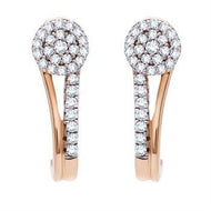 18K Gold Oval Hoops For Charming Elegance