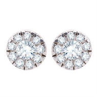Marvelous Dazzling 18K Floweret Studs