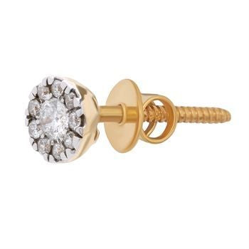 Marvelous Dazzling 18K Floweret Studs