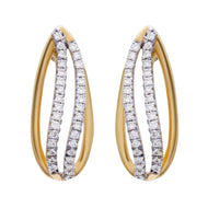 Stylish Glittering Diamond Studs