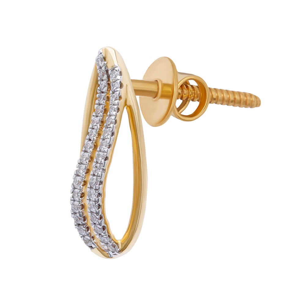 Stylish Glittering Diamond Studs