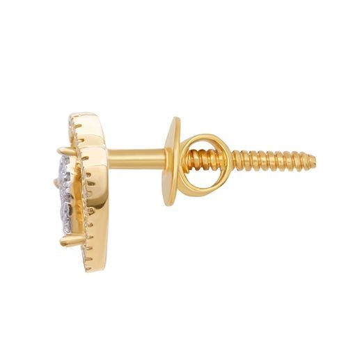 Gleaming Radiance Heart Studs