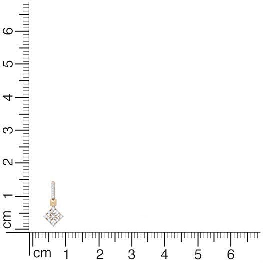 Dazzling Square Diamond Pendant