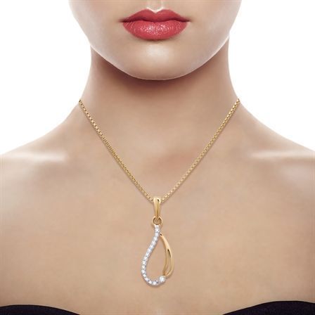 Chic Elegance Diamond Pendant