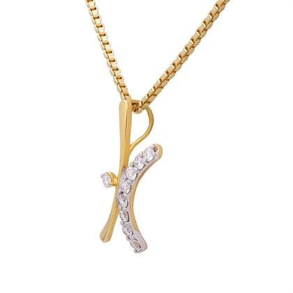 Sleek Shimmer Diamond Pendant