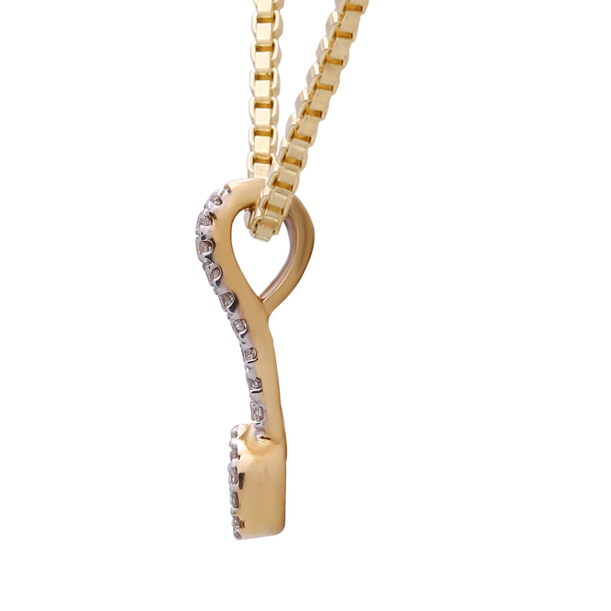 Chic Sparke Diamond Rose Gold Pendant