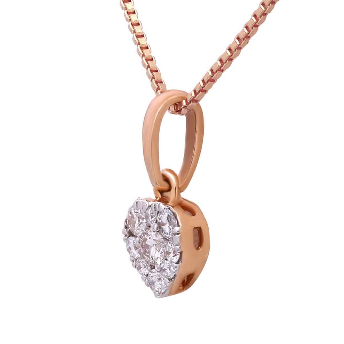 Sparkling Heart Diamond Pendant