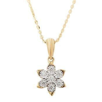Majestic Floral Diamond Pendant
