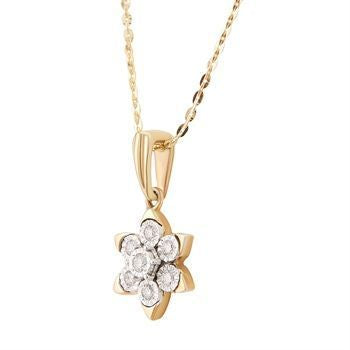 Majestic Floral Diamond Pendant