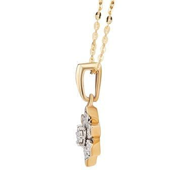 Majestic Floral Diamond Pendant