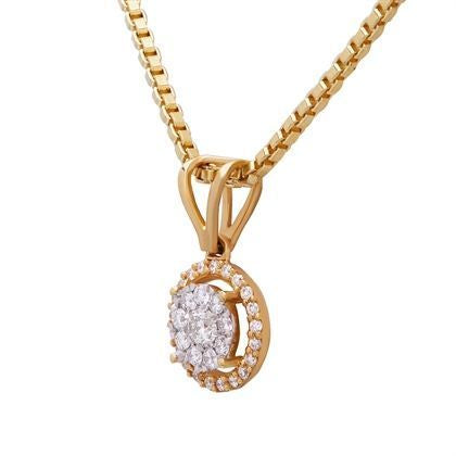 Sparkling Orb Diamond Pendant
