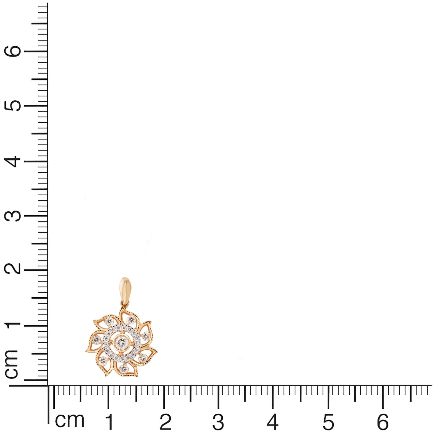 Ethereal Floral Diamond Pendant