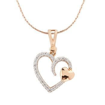 Stunning Heart Diamond Pendant