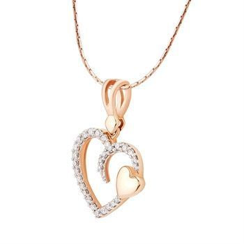 Stunning Heart Diamond Pendant