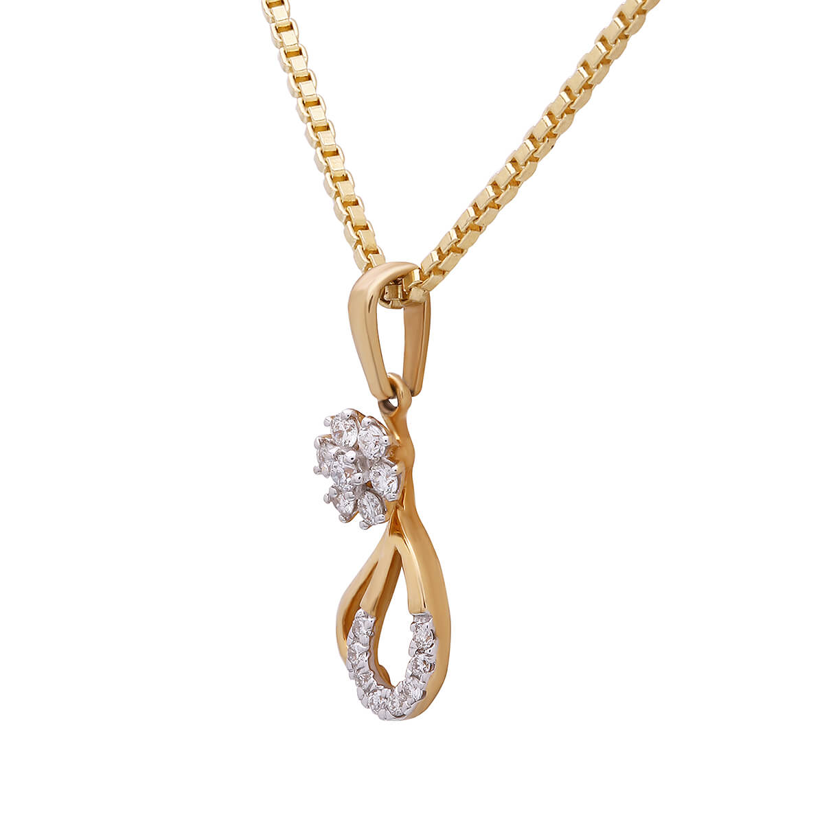 Charming Bloom Diamond Pendant