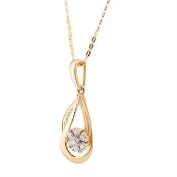 Blossom Grace Diamond Pendant