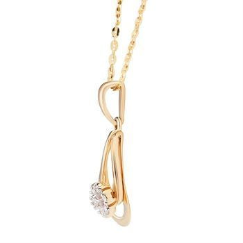 Blossom Grace Diamond Pendant