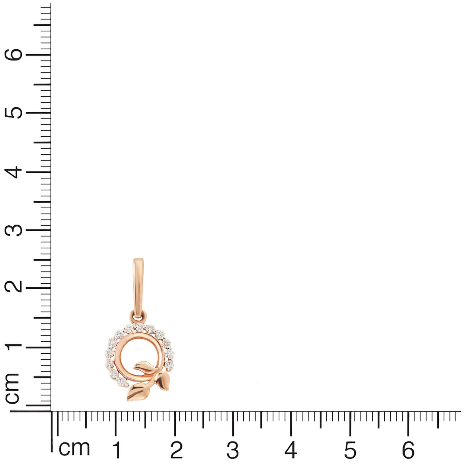 Blooming Elegance Diamond Rose Gold Pendant