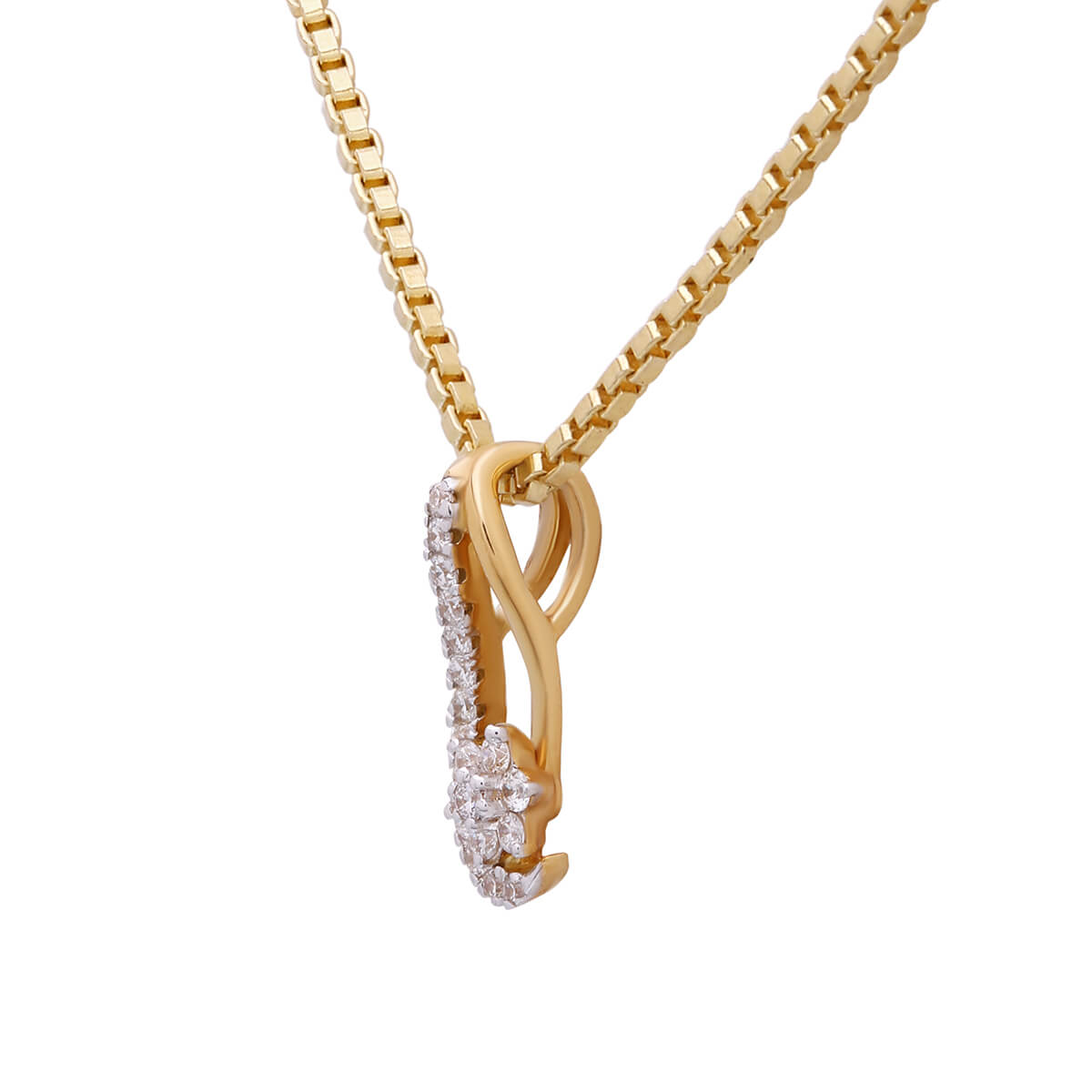 Stunning Floweret Diamond Pendant