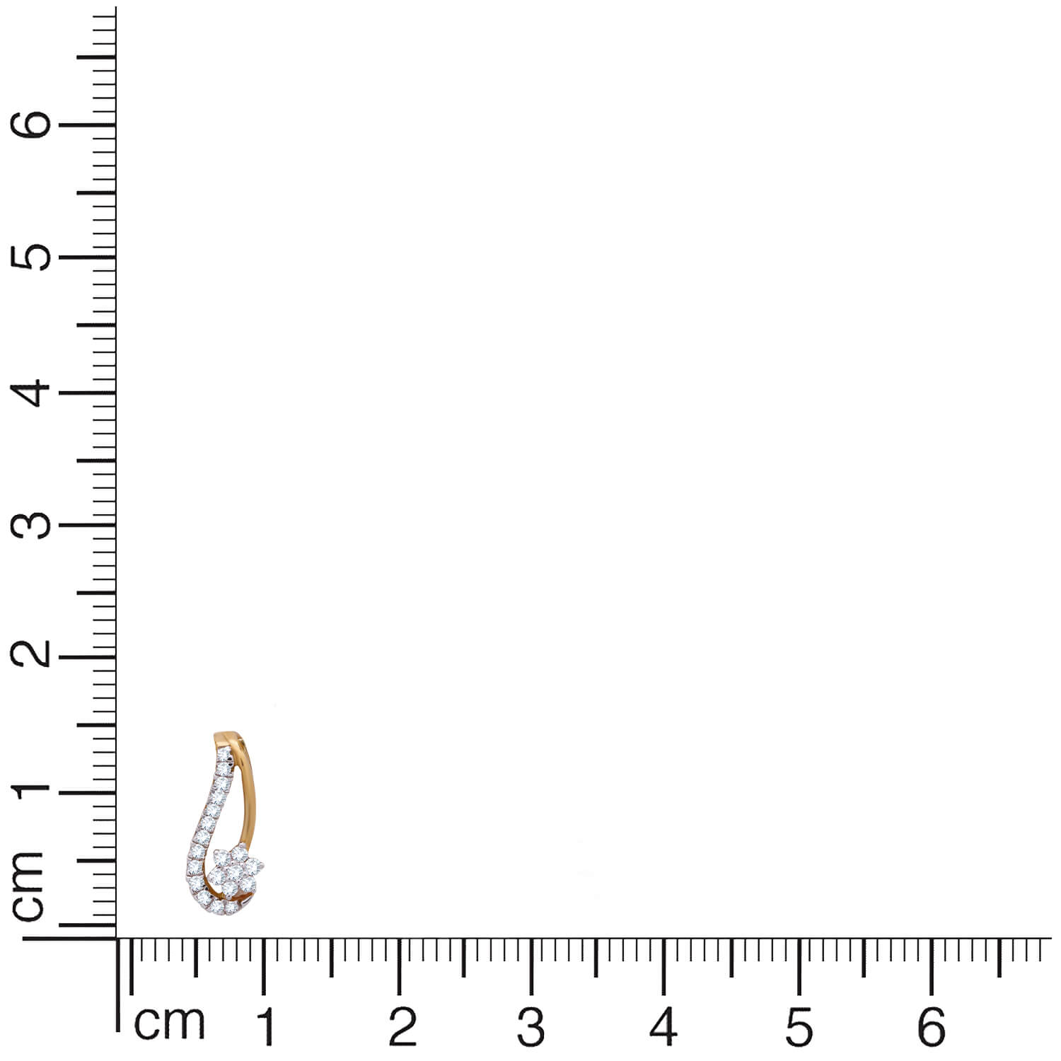 Stunning Floweret Diamond Pendant