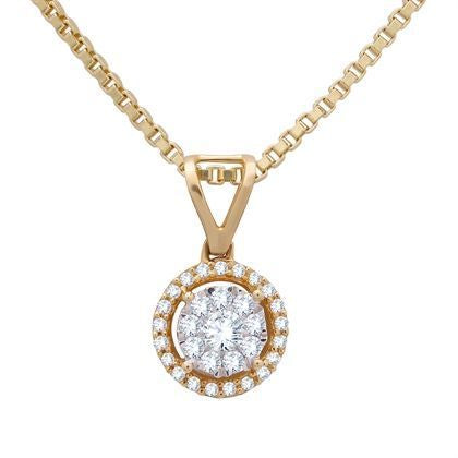 Vibrant Charm Diamond Pendant