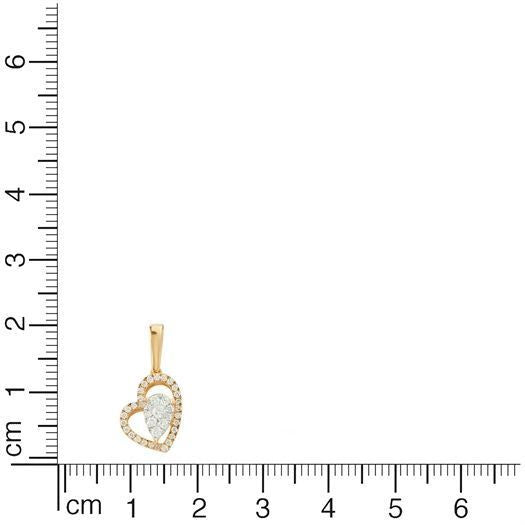 Radiant Heart Diamond Pendant