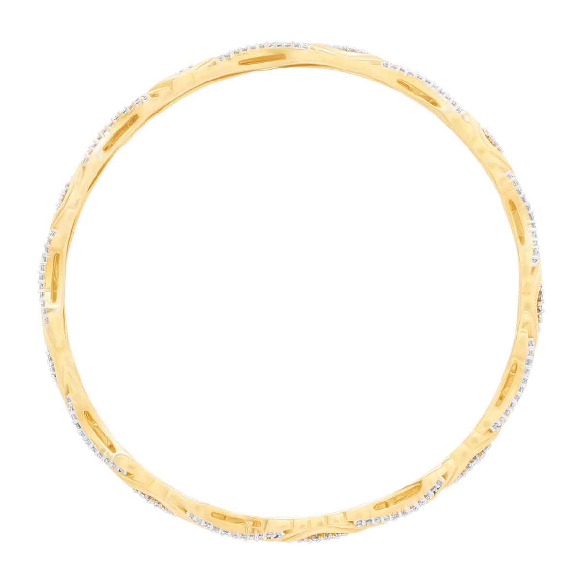 Modern Dazzle Diamond Bangle