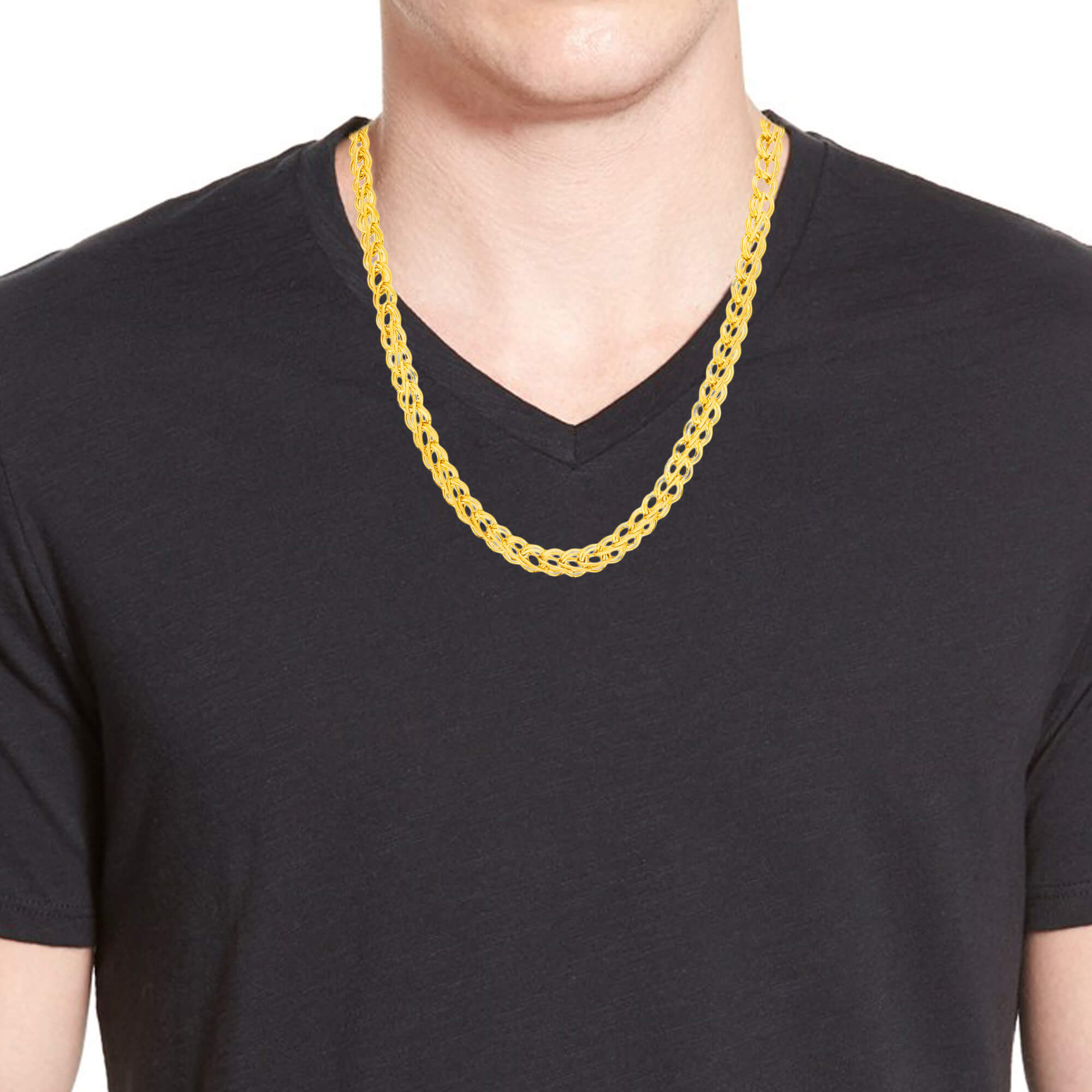 Robust Glow Gold Chain For Men