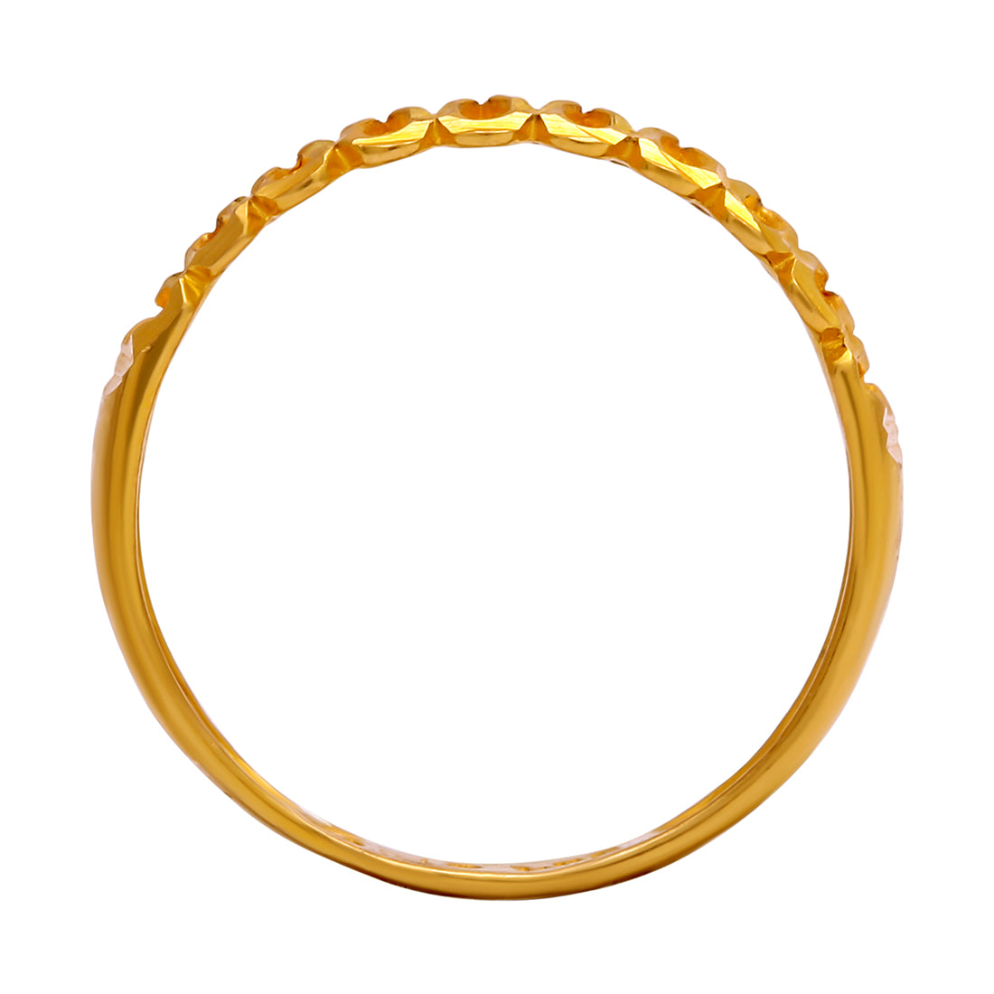 Modern Radiance Gold Ring for Women
