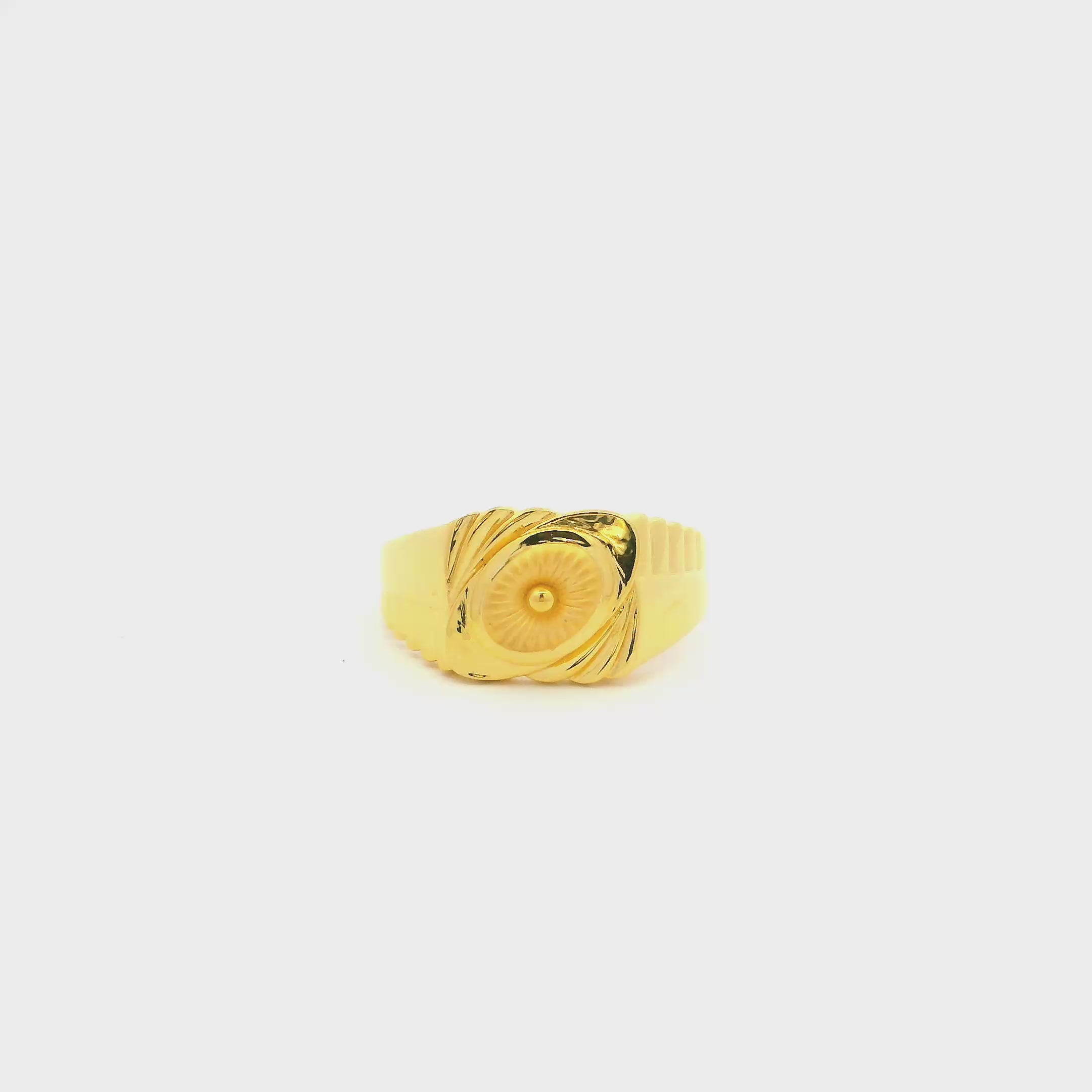 Bold Vogue Gold Ring