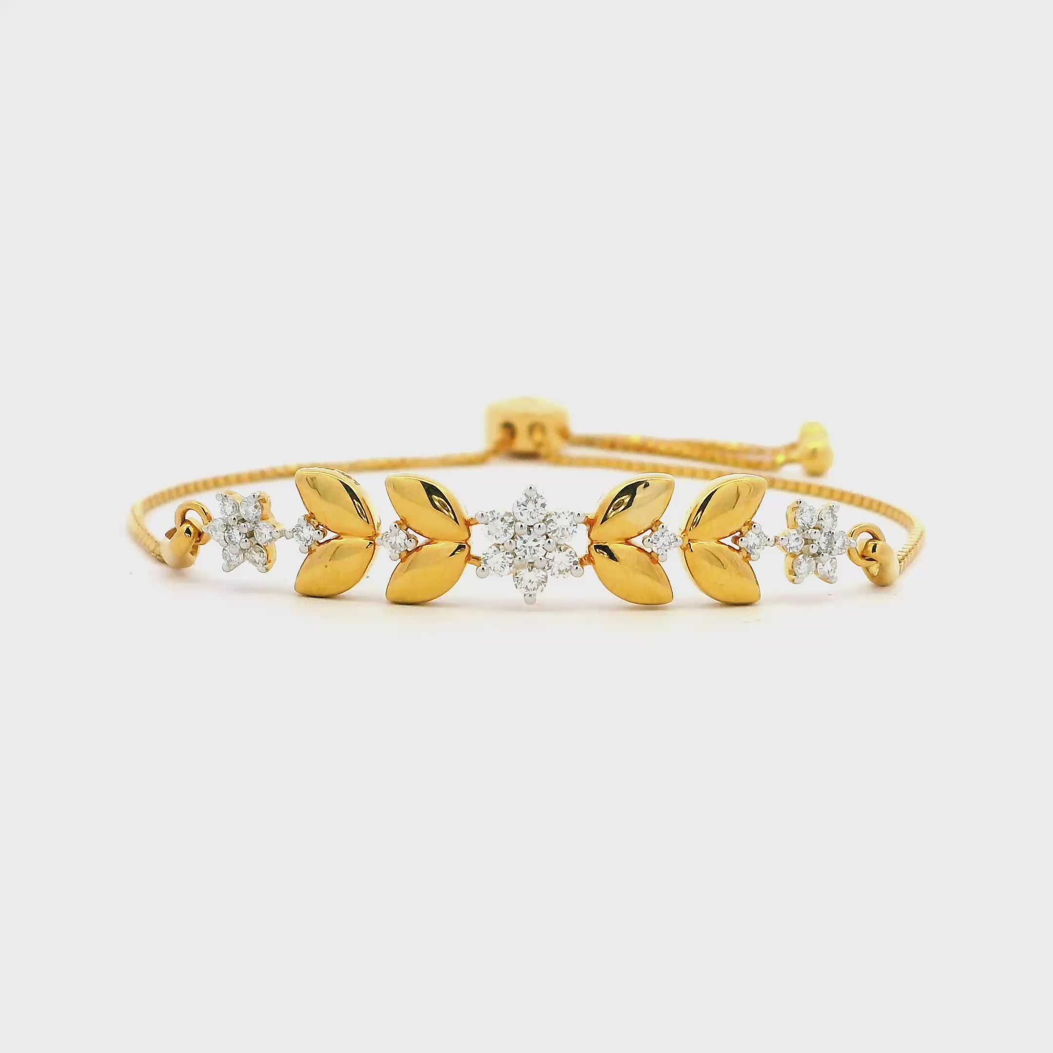 14K Lab Grown Diamond Bracelet