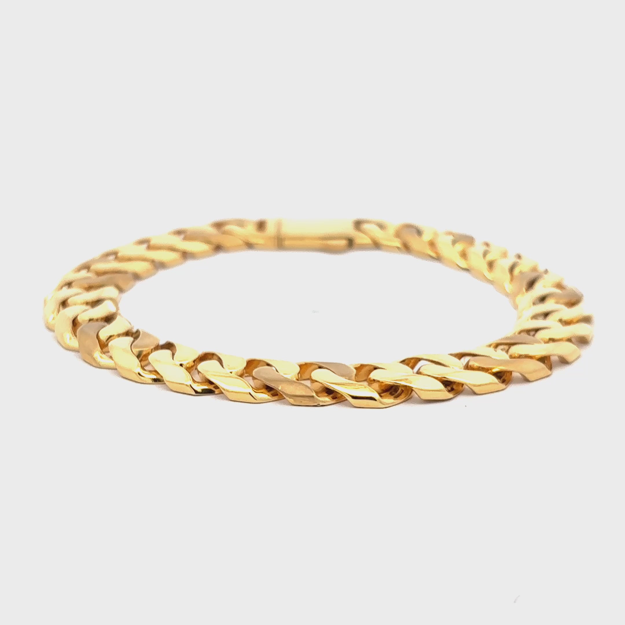Mens Gold Bracelet
