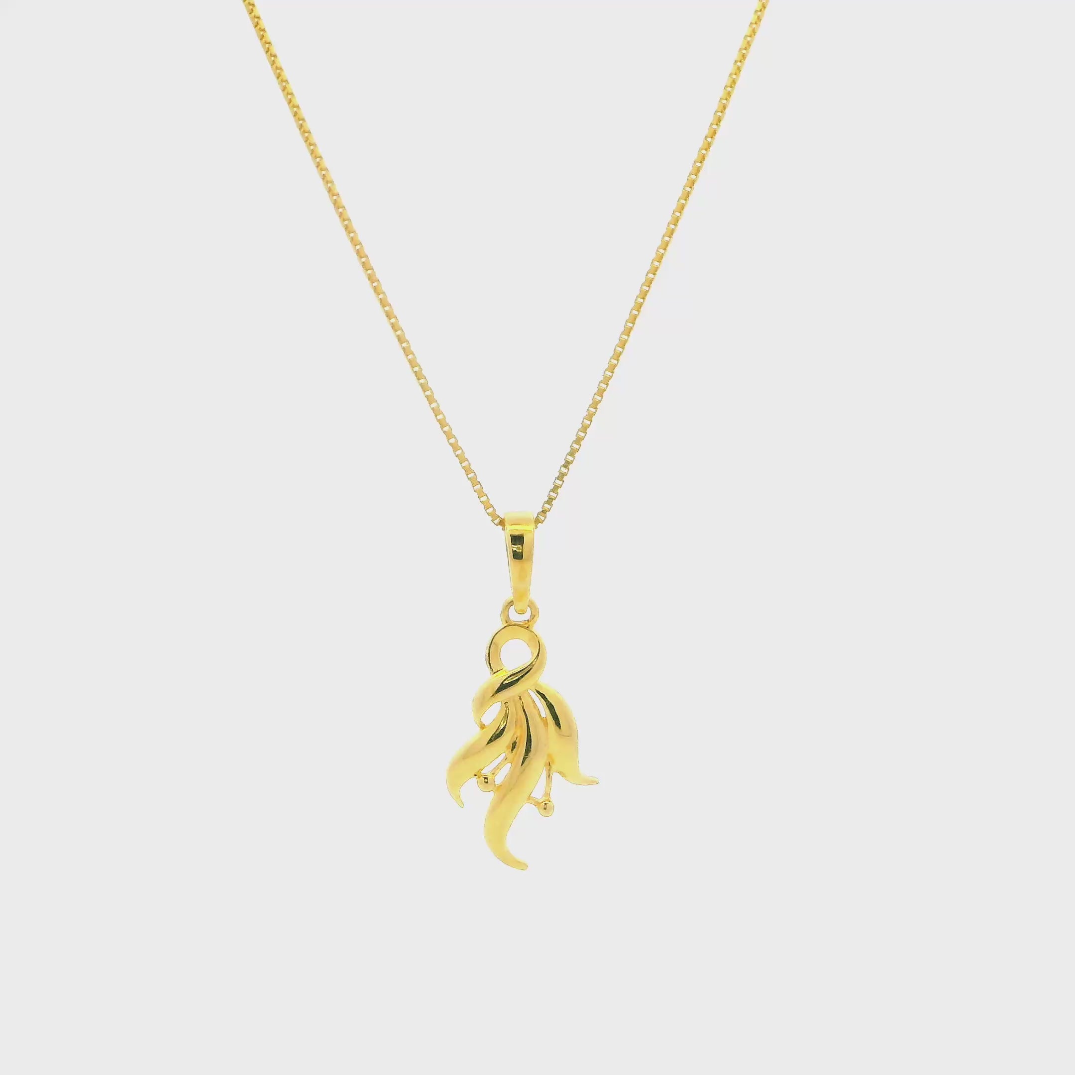 Gorgeous Luster Gold Pendant