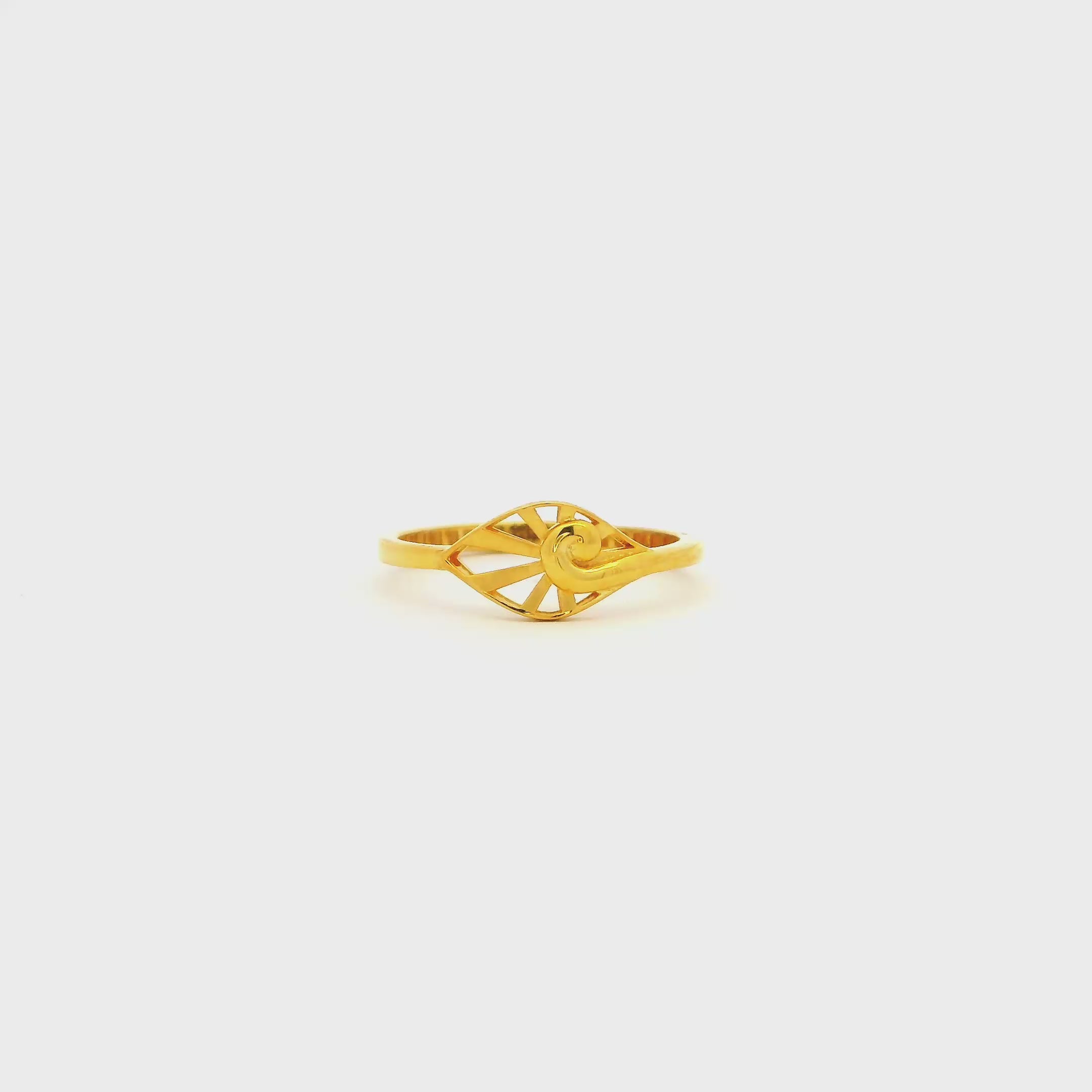 Charming Style Gold Kids Ring