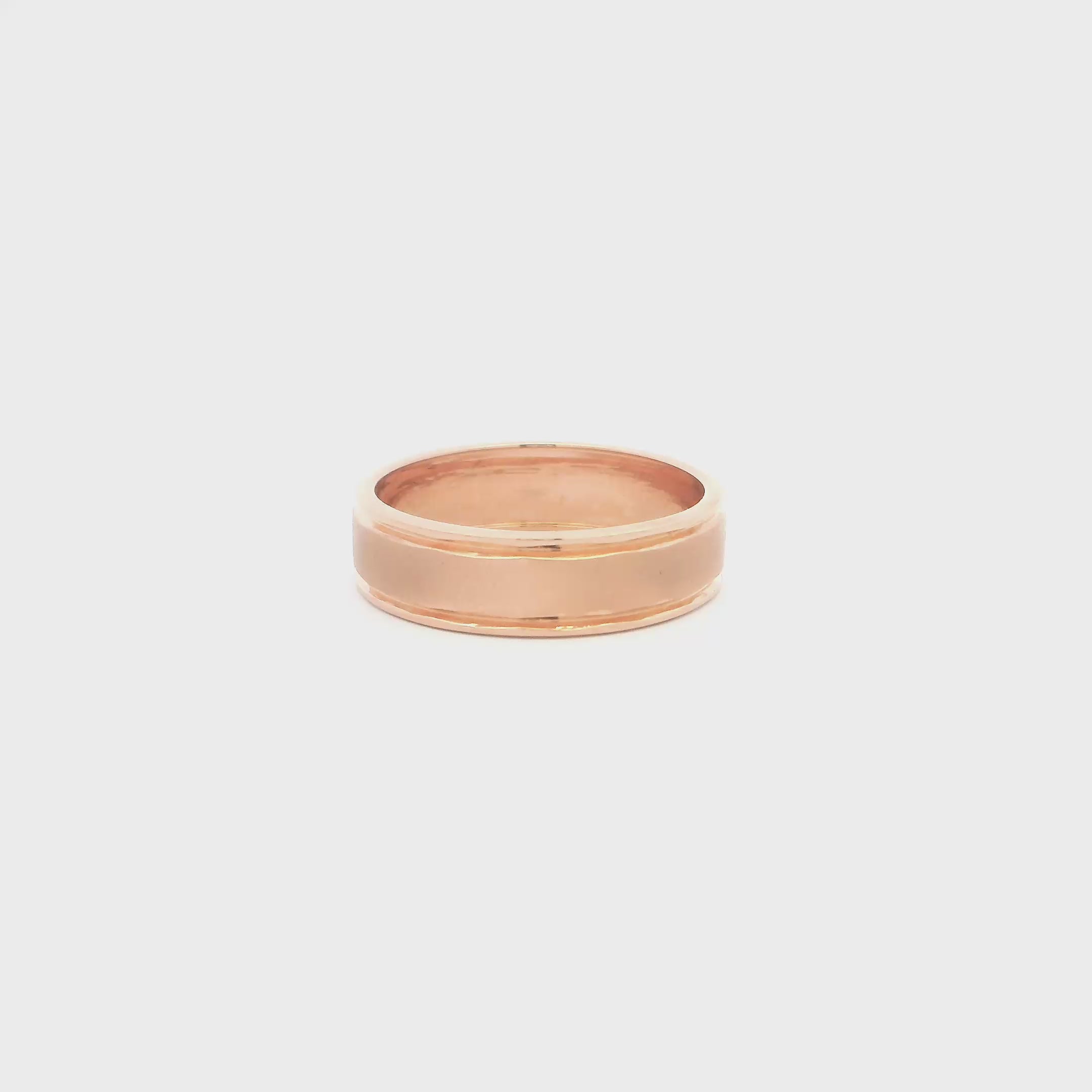 Luxe Glow Rose Gold Ring for Men